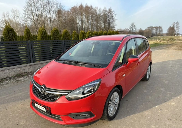 Opel Zafira cena 53800 przebieg: 66400, rok produkcji 2017 z Siedlce małe 704